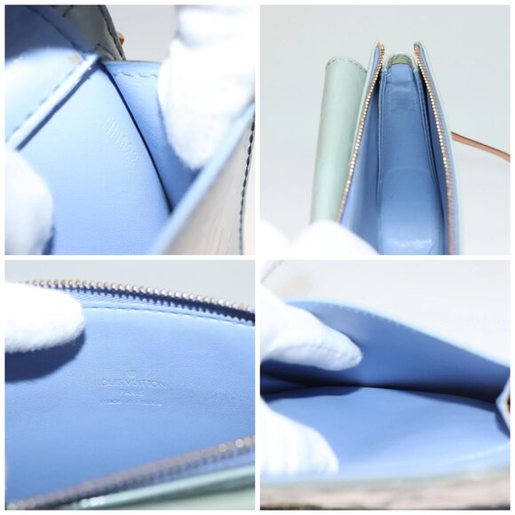 LOUIS VUITTON Monogram Vernis Motto Pouch Lavande M91224 LV Auth 134548 - Picture 15 of 16